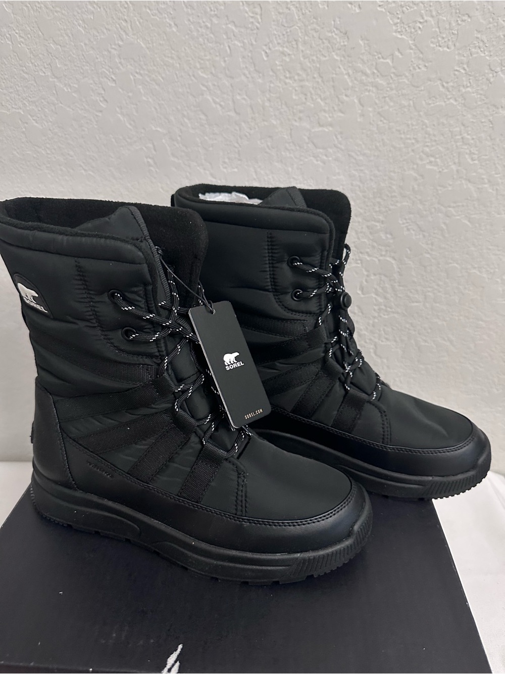 Sorel Whitney III Tall Waterproof Boot Women’s Size 9.5 Black
